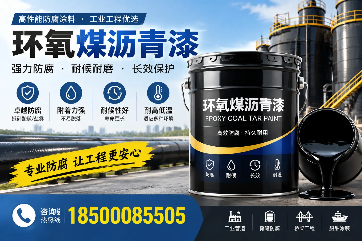 环氧煤沥青漆的施工方法与注意事项，确保在德州顺利完成